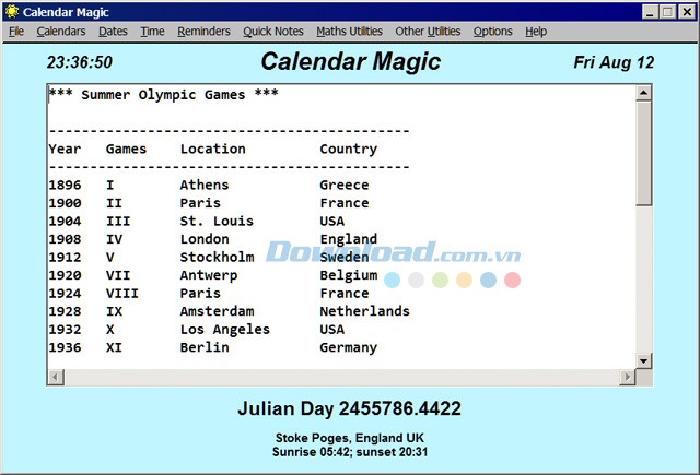 Calendar Magic