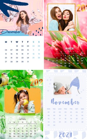 Tạo lịch ảnh cho gia đình