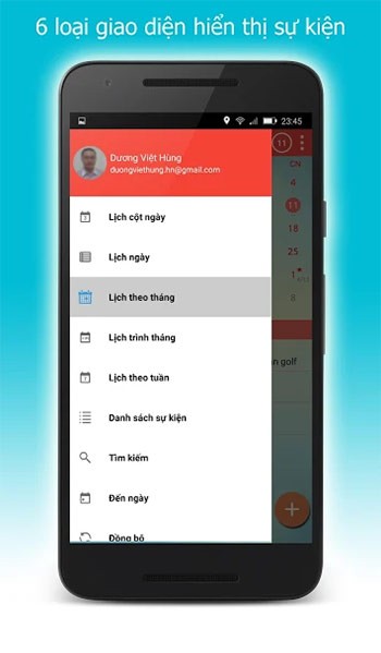 6 loại giao diện hiển thị sự kiện
