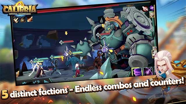 Giành chiến thắng với chiến thuật tốt nhất trong Calibria: Crystal Guardians for Android