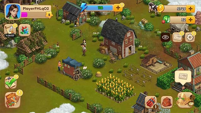 Xây dựng trang trại và thành phố của riêng bạn trong game California Escapades