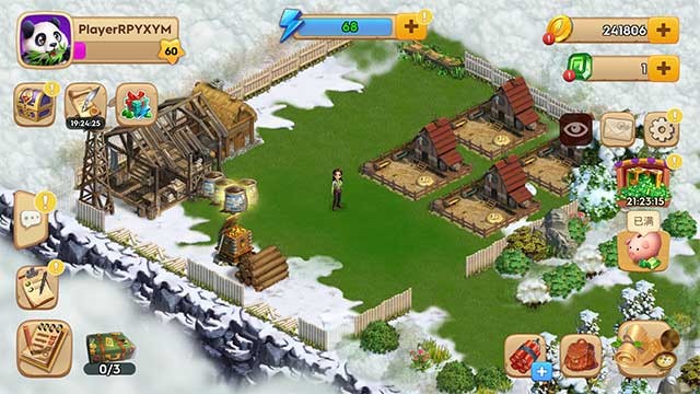 Trồng cây, nuôi động vật, xây nhà, làm nhiệm vụ và thu thập kho báu