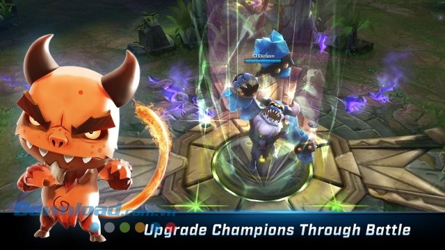 Nâng cấp Champion trong game Call of Champions