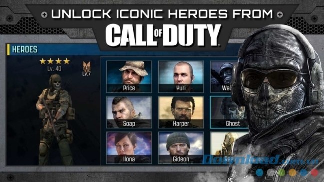 Call of Duty®: Heroes là một game chiến thuật bắn súng đặc sắc