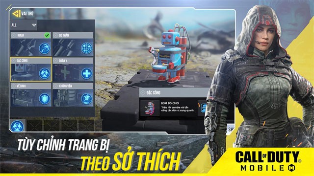 Tùy chỉnh trang bị theo sở thích