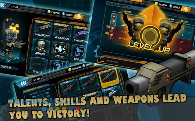 Mở khóa các tính năng thú vị trong game Call of Mini Infinity