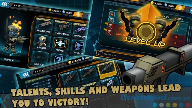 Khai thác kho khí tài đồ sộ