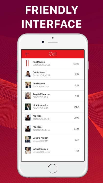 Call Record Plus có giao diện thân thiện