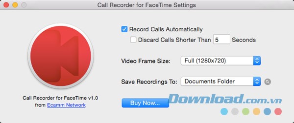 Download Call Recorder for FaceTime cho Mac