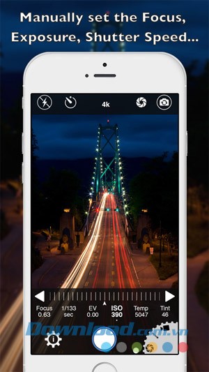 Cam Control cho iOS lấy nét tự động