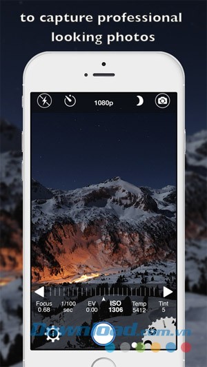 Cam Control cho iOS chụp hình chuyên nghiệp