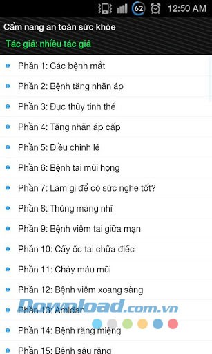 Cẩm nang an toàn sức khỏe for Android