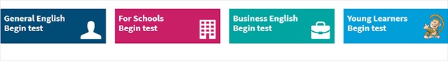 Có 4 loại bài test để bạn lựa chọn