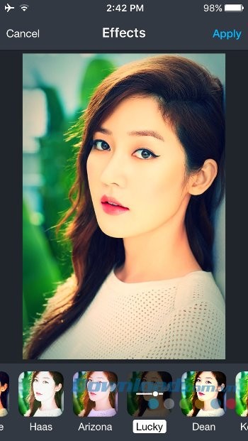 Áp dụng hiệu ứng ảnh nghệ thuật