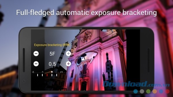 Ứng dụng chụp ảnh tự động phơi sáng hoàn hảo Camera FV-5 cho Android