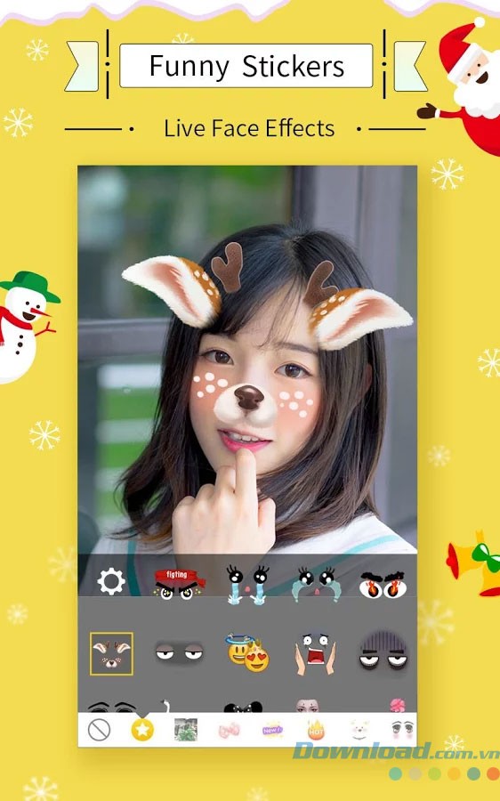 Trang trí ảnh bằng sticker