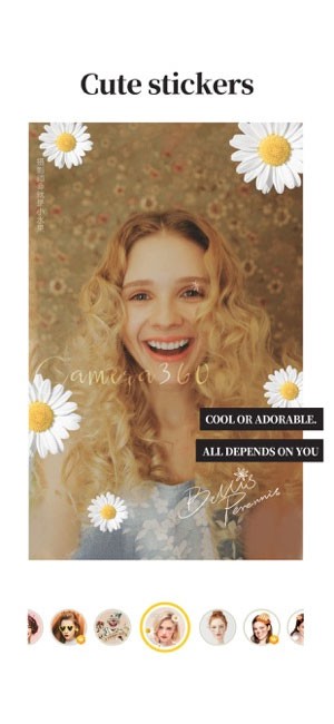 Chụp ảnh với sticker mùa hè tươi trẻ