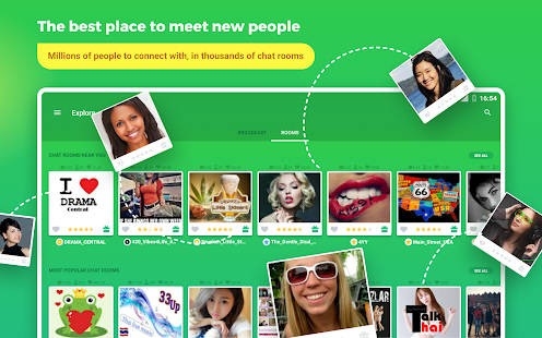 Giao diện Camfrog Video Chat for Android