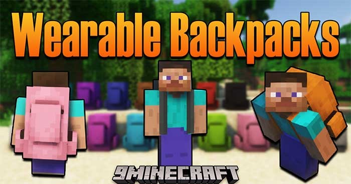 Cammie’s Wearable Backpacks sẽ thêm vào Minecraft 16 ba lô đựng đồ mới