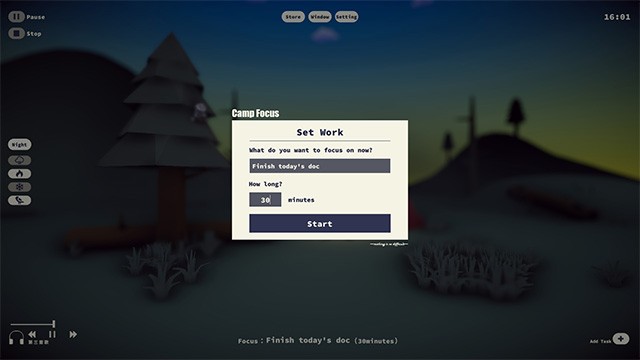 Thiết lập công việc và thời gian tùy ý để tăng cường khả năng tập trung