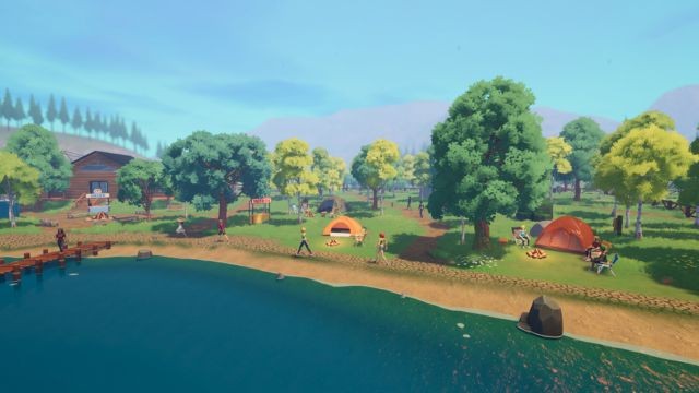 Camp Manager Simulator là game mô phỏng kinh doanh khu cắm trại ngoài trời