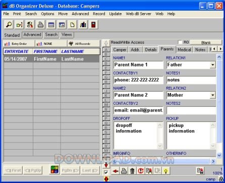 Camp Organizer Deluxe
