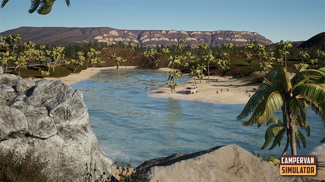 Game Campervan Simulator sở hữu đồ họa đẹp mắt và chân thực