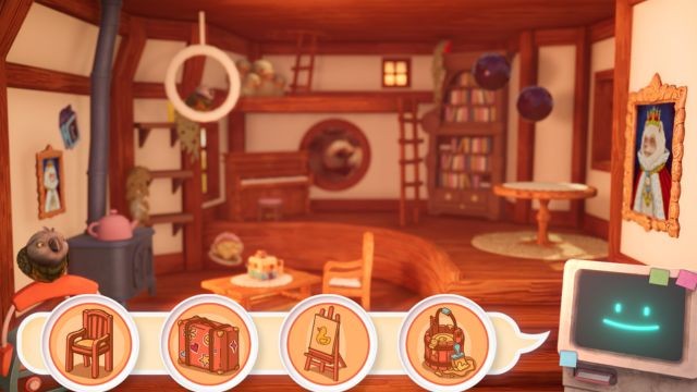 Trang trí bên trong và bên ngoài khu cắm trại bằng các item thu thập được