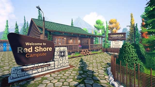 Campsite Hustle là game xây dựng và quản lý khu cắm trại