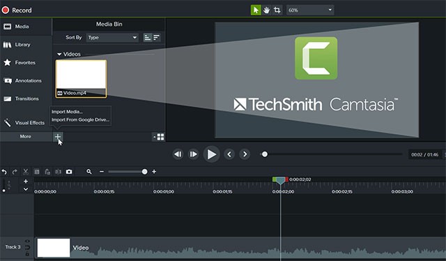 Camtasia mới nhất không chỉ