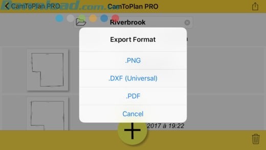 Xuất dữ liệu sang các file PDF, PNG hoặc DXF