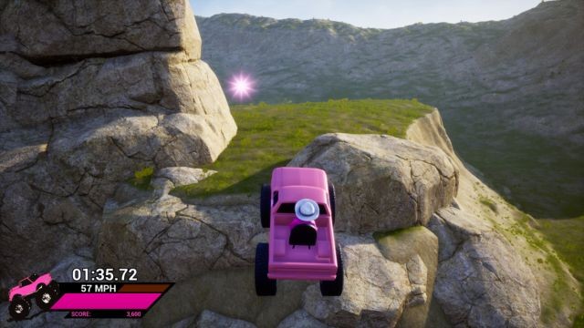 Lái xe vượt chướng ngại vật để kiếm điểm ma thuật và combo điểm thưởng