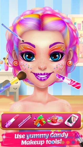 Game trang điểm bạn gái theo phong cách kẹo ngọt - Candy Makeup