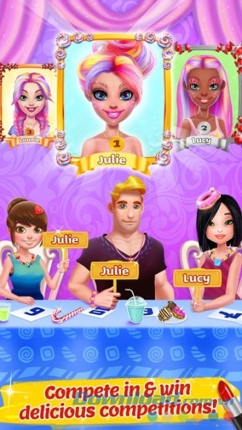 Tham gia cuộc thi sắc đẹp và nhận giải