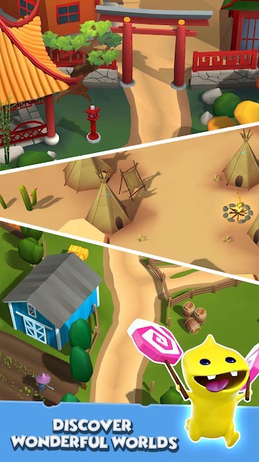 Khám phá các thế giới Candy Patrol đầy màu sắc