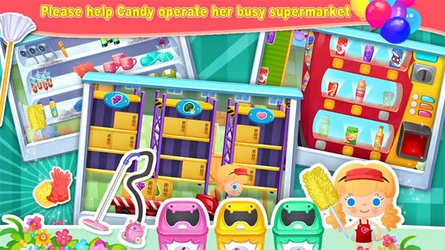 Giúp Candy quản lý siêu thị đông khách của mình