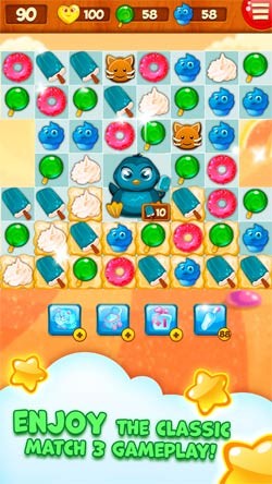 Tận hưởng game match-3 cổ điển