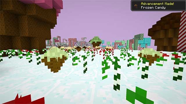 Mỗi địa hình trong Candylands Mod đều lấy cảm hứng từ một loại kẹo