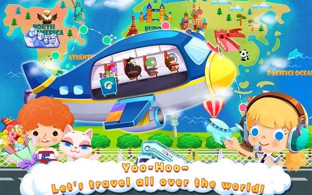 Đi du lịch khắp thế giới cùng Candy trong game Candy's Airport cho Android