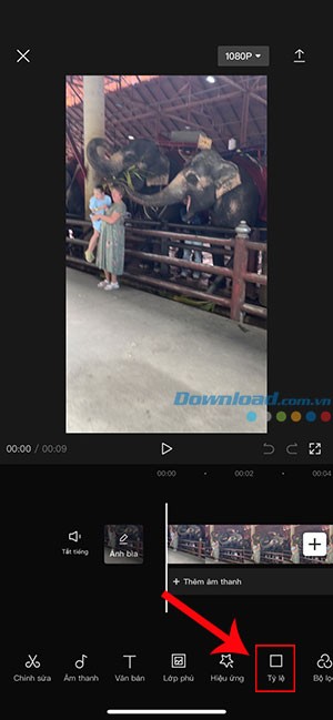 ghep 2 video chay song song CapCut dien thoai 3*422405