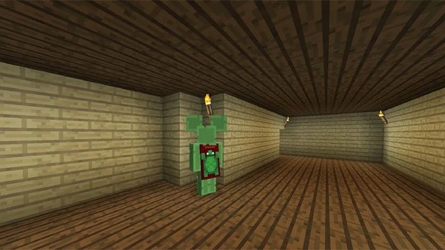 Mặc áo choàng tùy ý cho nhân vật trong Minecraft