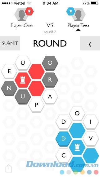 Submit từ theo lượt