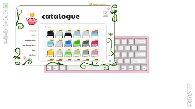 Thiết kế bàn phím sáng tạo và bán cho khách hàng để kiếm xu