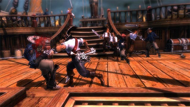 Game Thuyền trưởng Blood sở hữu hệ thống chiến đấu kiểu chặt chém kết hợp combo hủy diệt