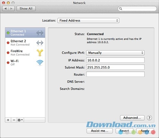 Thiết lập mạng trong phần mềm quay video CaptureSync cho Mac