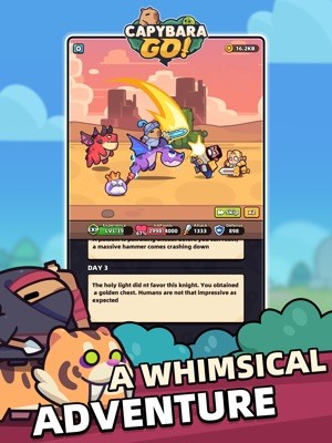 Capybara Go cho bạn tham gia cuộc phiêu lưu ly kỳ cùng loài chuột lang nước