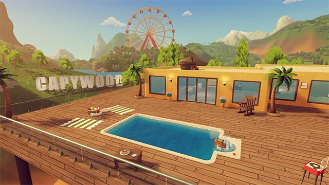 Capybara Hot Tub là game mô phỏng cuộc sống muôn màu của streamer capybara