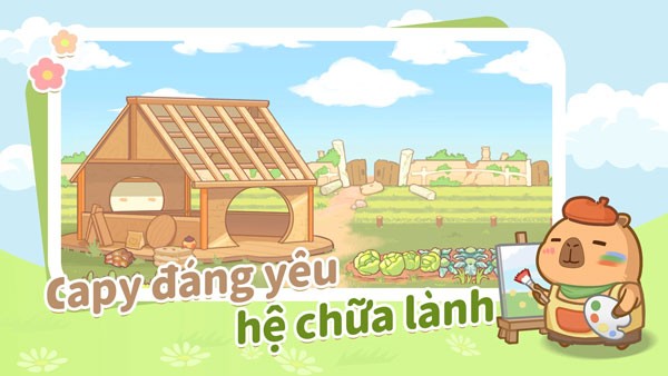 Capy đáng yêu, hệ chữa lành