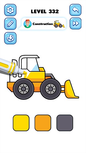 Điều khiển chạm trực quan, tô màu thư giãn