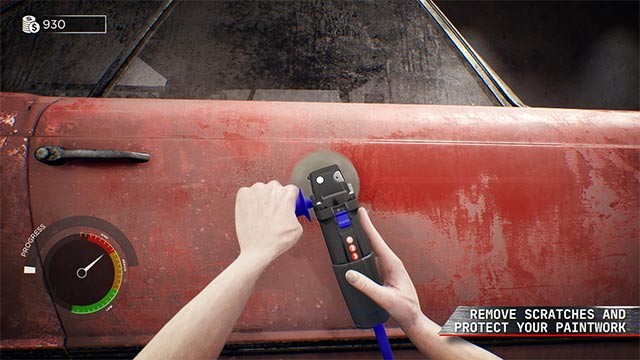 Car Detailing Simulator mô phỏng chân thực quy trình sửa chữa ô tô cũ